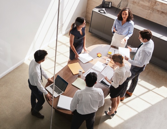 A group discussion