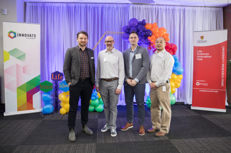 From the left: Geoff Frost, Neil Christensen, Logan Skori and Alex Chee