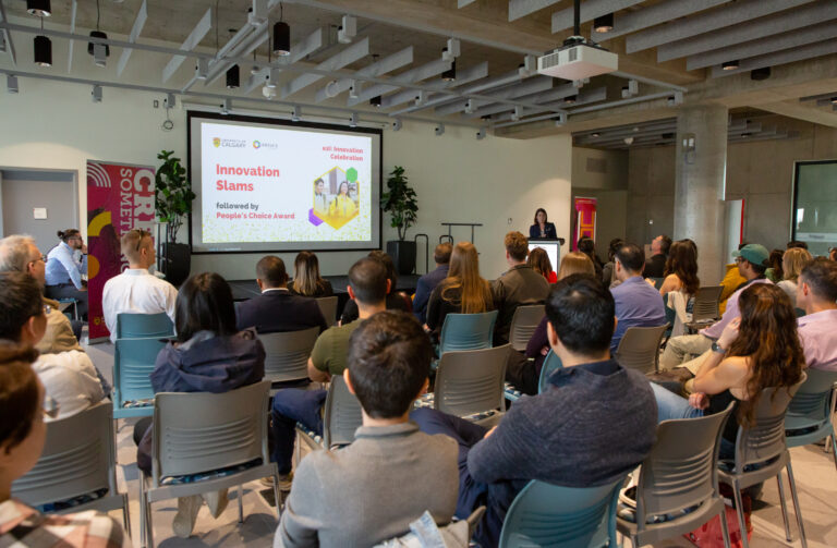 Join us in celebrating the remarkable accomplishments of UCalgary's graduate students, post-doctoral fellows and their academic supervisors who have taken on the challenge of converting their research into innovative solutions for some of the world's most pressing problems through the Evolve to Innovate (e2i) program. Speakers and presenters: Jane Descrochers, Steve Larter, Yangyang Fang, Sourabh Kumar, Sedigheh Mahdavi, Farzana Aktar, Samantha Noyek, Jeff Ryzner, Paula Berton, Bharat Maheshwari, Liz Baker