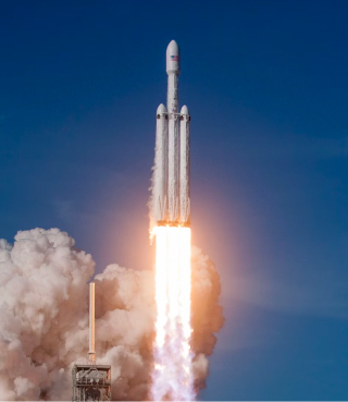 Rocketship launching